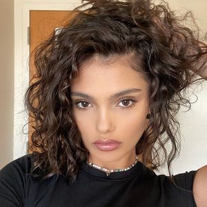 colorful pear necklace with heart